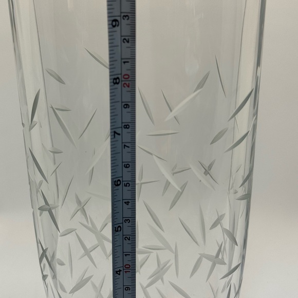 Kate Spade by Lenox Crystal Vase -Beacon Street Frost Pattern 10” - Picture 6 of 6